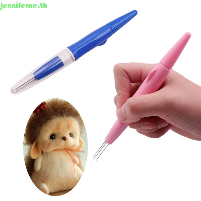 Jennifera เข็ม Felting ปากกา Felting เข็มจับกับ Felting เข็มขนสัตว์ อุปกรณ์สําหรับผู้เริ่มต้น Hobbyist Need