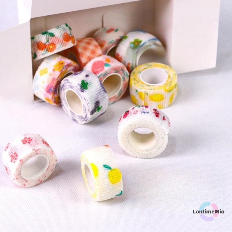 LontimeMio] Finger Guard Bandage การเขียนพิมพ์ทางการแพทย์ Self-กาวผ้าพันแผลกีฬาเทปไม่ทอยืดหยุ่นสัตว์เลี้ยง Tattoo 4m ผ้าพันแผลใหม่