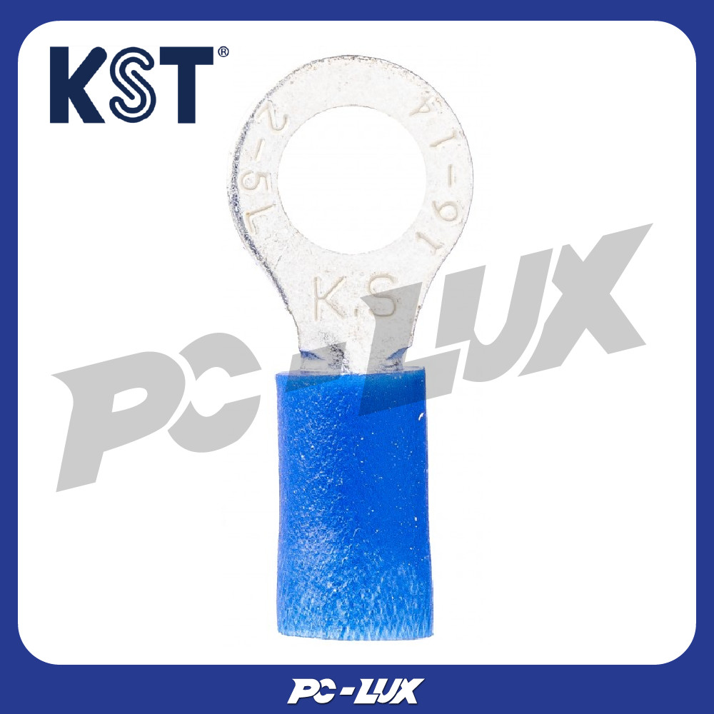 KST หางปลากลมหุ้ม RVL2-5 สีน้ำเงิน(100 ชิ้น)