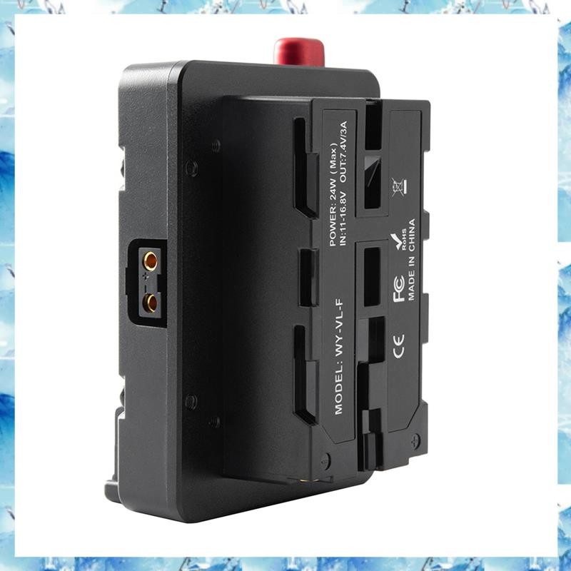 [ ] Power Adapter Mount Plate สําหรับ Mini Nano V/V Mount Battery to NP-F NP-F960 NP-F970,D-Tap สําห