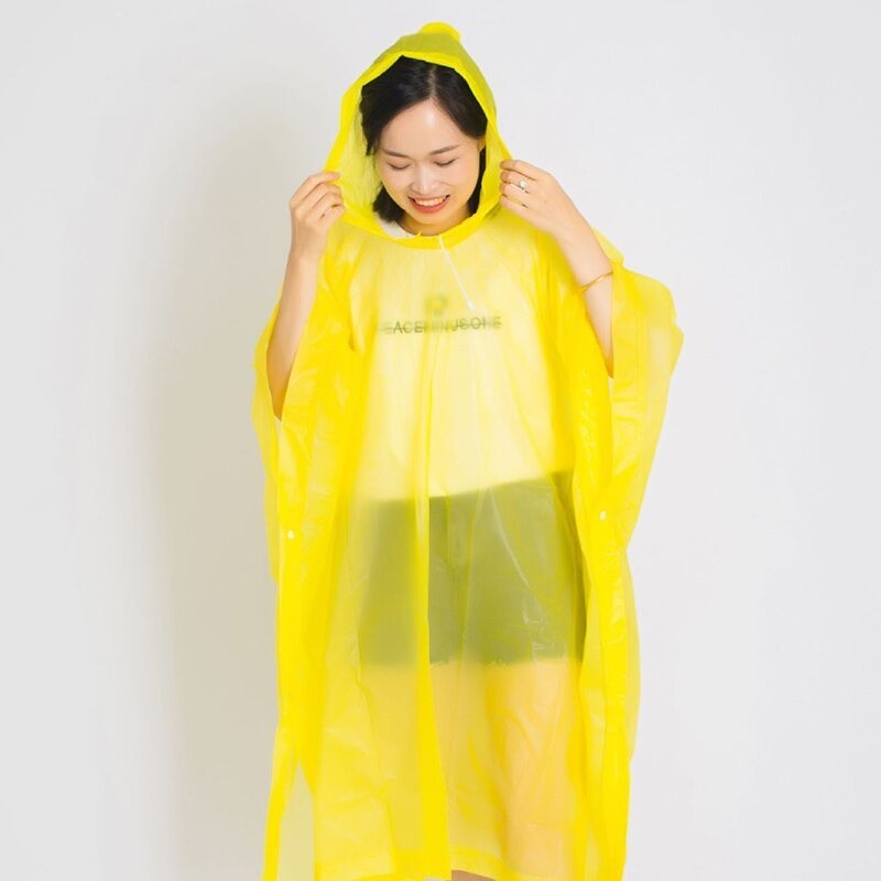 MUHANLU01 เสื้อกันฝนแฟชั่น สไตล์เกาหลี Rain coats เสื้อกันฝนหญิง-ชาย เพิ่มความหนา ใช้งานได้หลายครั้ง