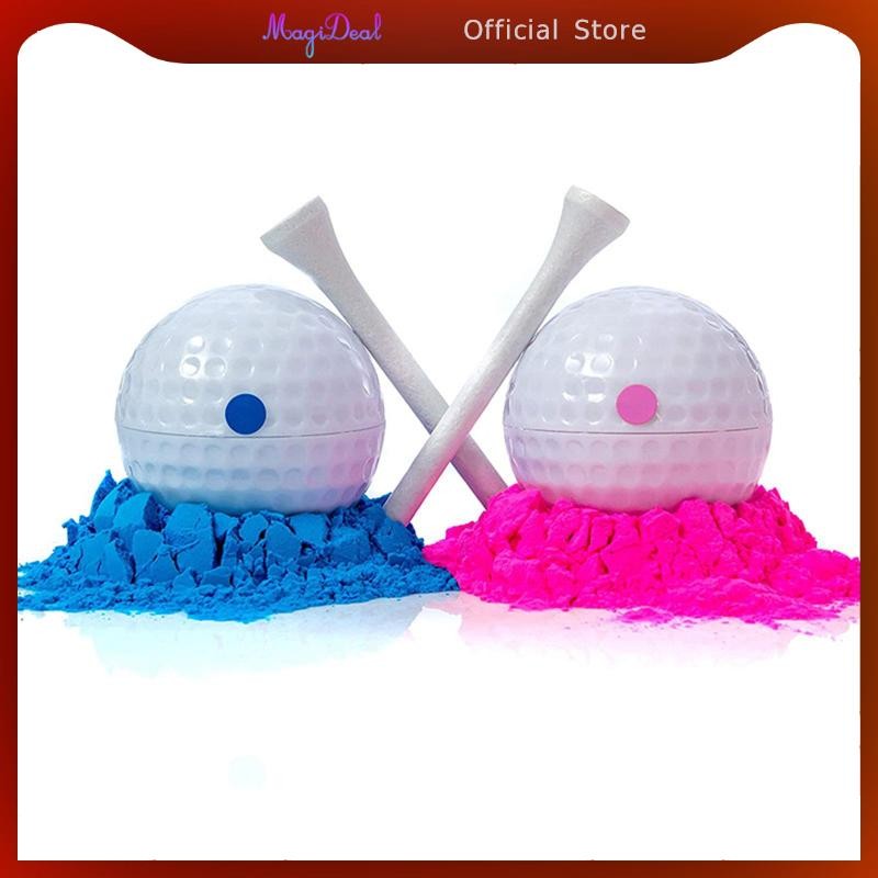 MagiDeal Gender Reveal Golf Balls เปิดเผยลูกกอล์ฟไอเดียตลก Golf Themed Exploding