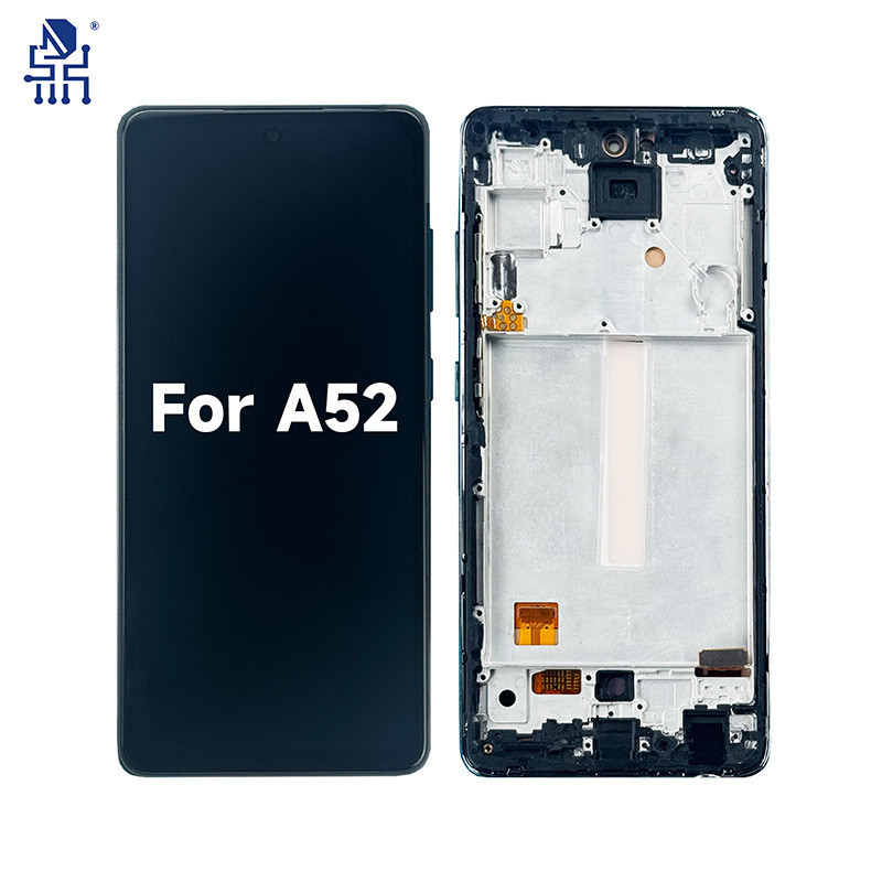 เหมาะสําหรับ Samsung A52 5G Screen Assembly A526 A52S โทรศัพท์มือถือจอแสดงผล LCD A528 OLED หน้าจอสัม