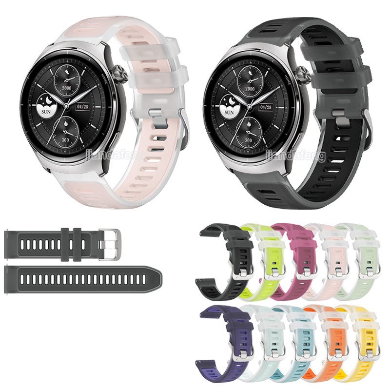 โปร่งแสง Jelly สายซิลิโคนสําหรับ Mibro Watch Lite 3 Pro Lite 2 C2 C3 C4 A1 A2 GS Active