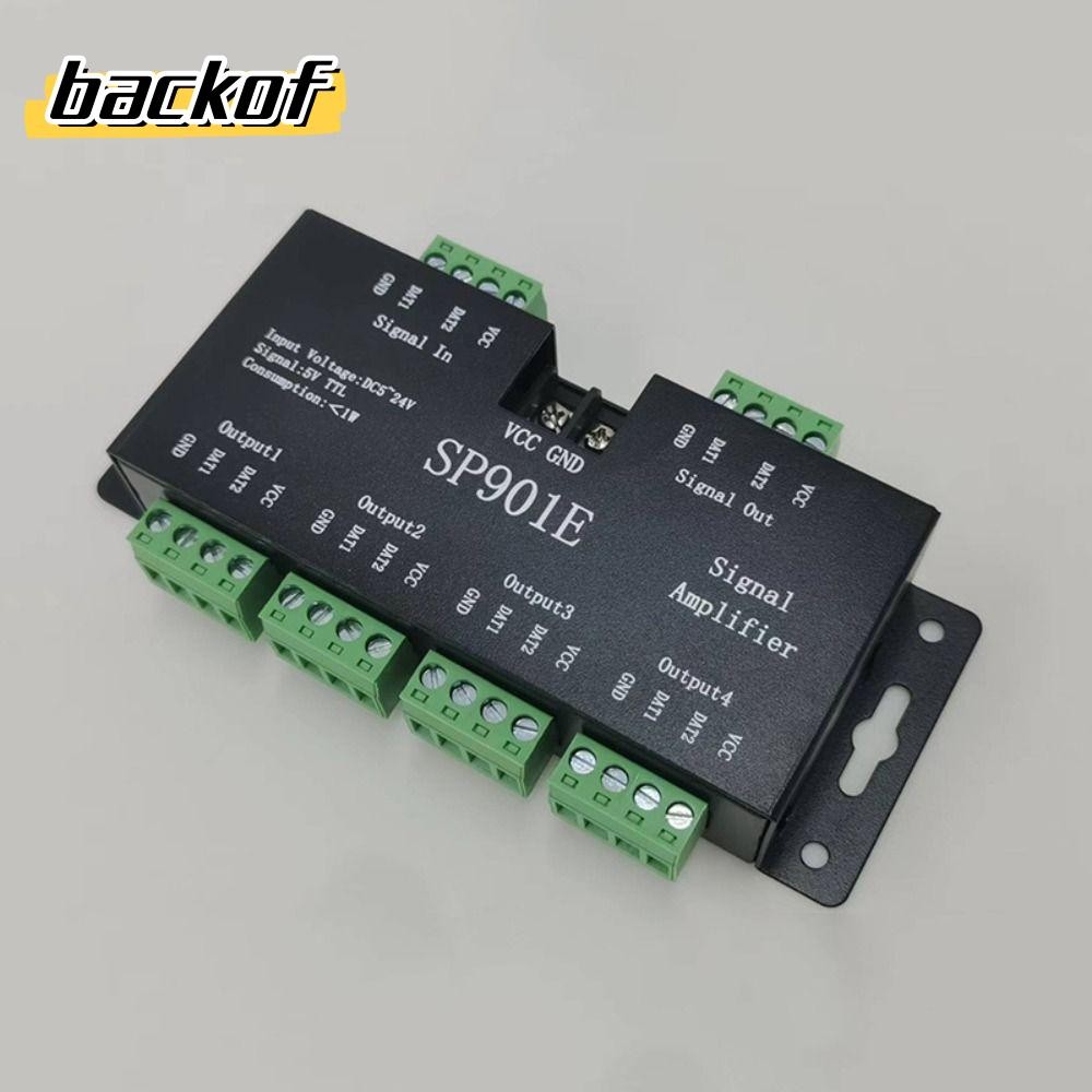 Backof SP901E เครื่องขยายสัญญาณ, เครื่องทวนแถบพิกเซล LED ที่อยู่ได้, ไฟแผงเมทริกซ์ที่ตั้งโปรแกรมได้ 