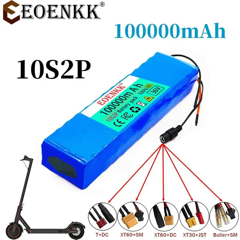 EOENKK 10S2P 36V 100000mAh 42v Electric Scooter Battery Lithium Electric Scooter 500W Electric Scoot