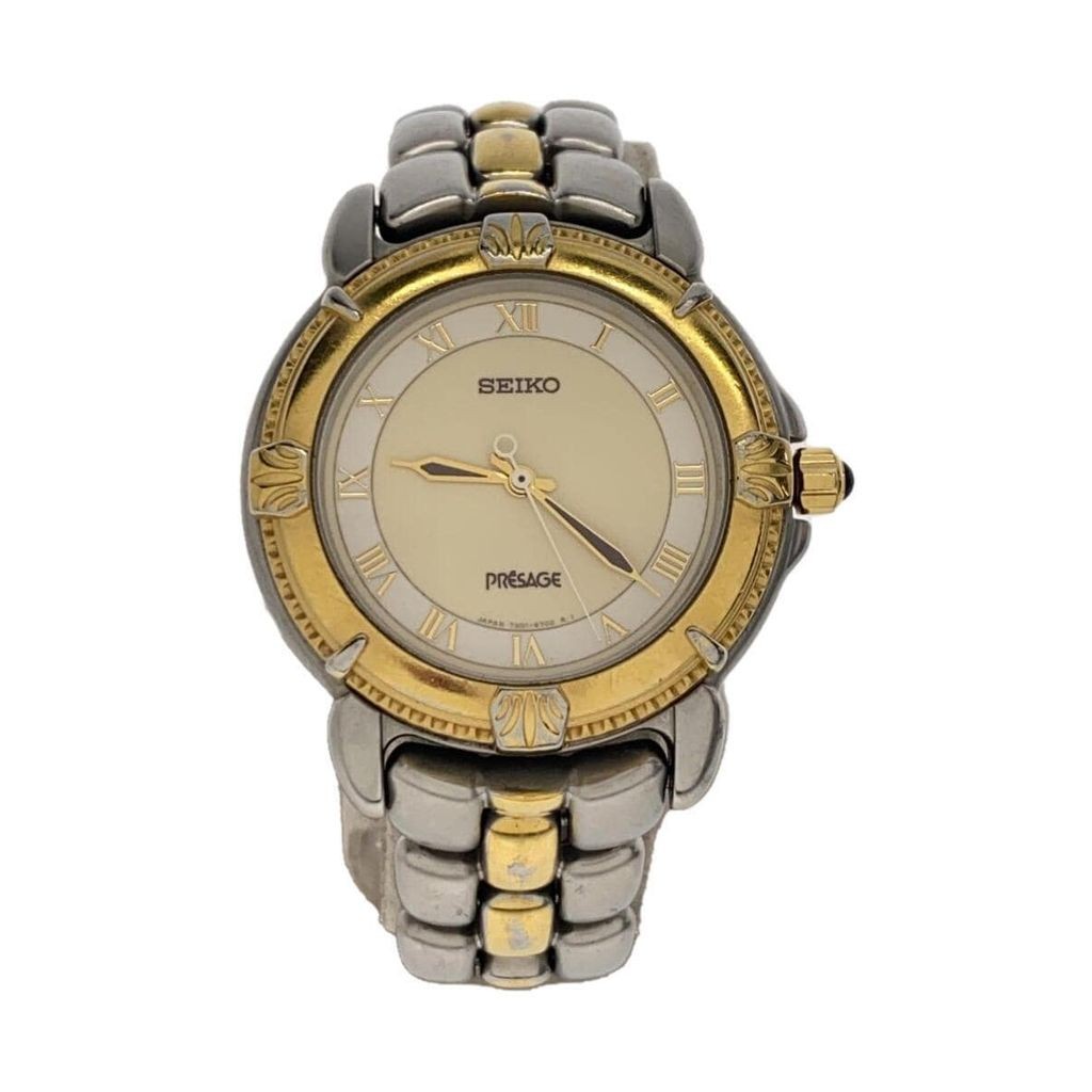 Seiko(ก) นาฬิกาข้อมือ Seiko Mens Analog Slv 7N01-6560 Direct From Japan มือสอง
