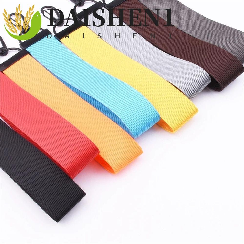Daishen1 สายคล้องโทรศัพท์ สําหรับผู้หญิง สีพื้น กระเป๋าสตางค์ ริบบิ้น กระเป๋า พวงกุญแจรถ พวงกุญแจ สายคล้อง