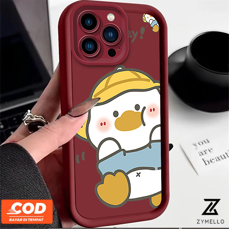 กรณี OPPO Reno12 F 5G Reno 12 5G Reno12 Pro 5G Reno11 F 5G Reno 11 5G Reno 10 5G Reno 8T 5G Reno 8T 4G Reno 8Z 5G Reno 7Z 5G Reno7 Reno8 Reno4 C53 Reno5 realme C65 C61 C55 Note 50 Note 60 การ์ตูนเป็ดน่ารำคาญกันกระแทกเคสโทรศัพท์ TPU