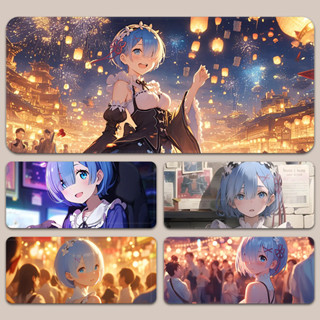 แผ่นรองเมาส์ Re:Zero แอนิเมะ พิมพ์คมชัด ใหญ่ กันรั่ว กันลื่น…