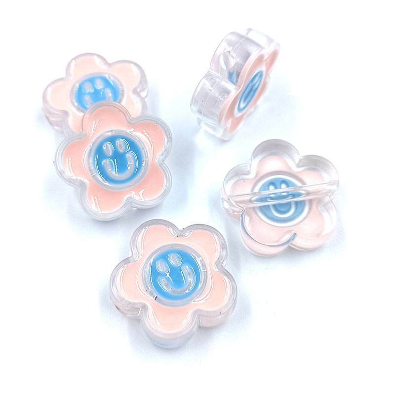 10 ชิ้นหยดน้ํามันดอกไม้ Charms จี้น่ารักอะคริลิค DIY รูปที่ 8