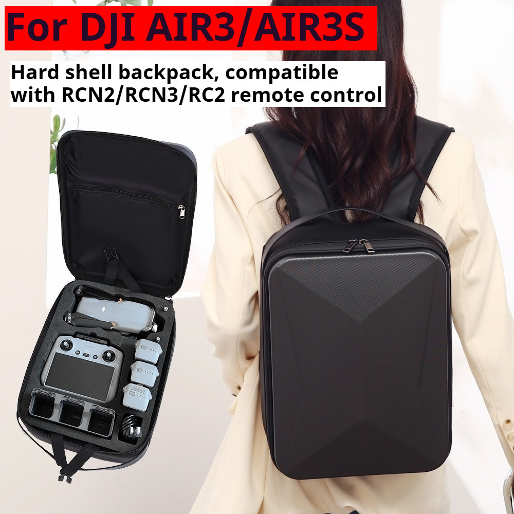 เหมาะสําหรับกล่องเก็บของ DJI AIR3S, กระเป๋าเป้เก็บ AIR3 Fly Suit, เคสเปลือกแข็ง