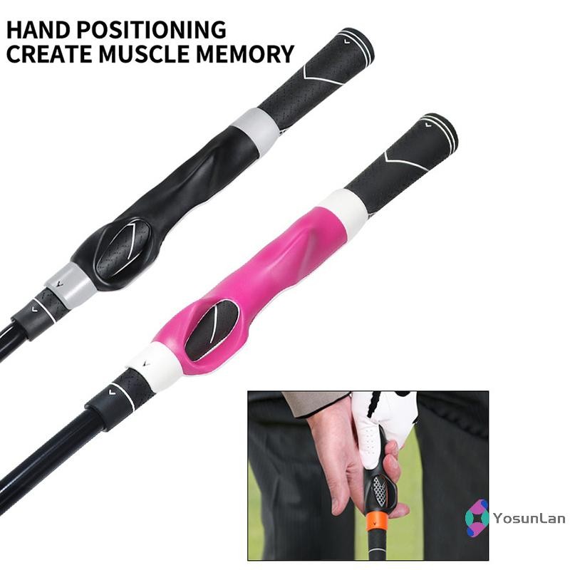 Yosunlan] Golf Club Hand Grip Corrector Beginner Hand Grip Shaft Cover Indoor & Outdoor Training Products ใหม่ - รูปที่ 6