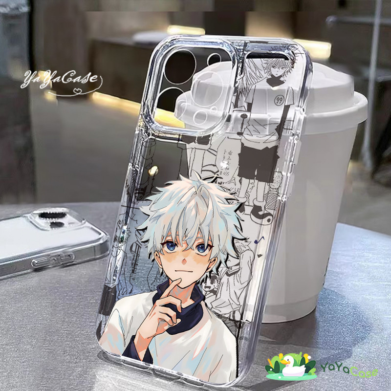 สำหรับ iPhone11 16 13 Case For เคสไอโฟน15 14 12 PRO MAX 7 8 PLUS X XR XS MAX Cute Boy TPU กรณีโทรศัพท์ซิลิโคนใสหรูหรา