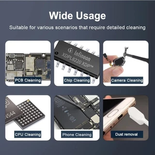 Bst-82 PBT Fibre ทําความสะอาดขัดเมนบอร์ด IC กาวกําจัดแปรงทําความสะอาดสําหรับวงจร IC PCB BGA โทรศัพท์ซ่อมไฟฟ้า