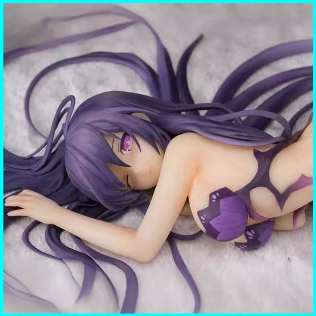 Ellen Date A LIVE Action Figure Yatogami Tohka Sleeping ตําแหน่งสาวสวยตุ๊กตาของเล่นเครื่องประดับรถ