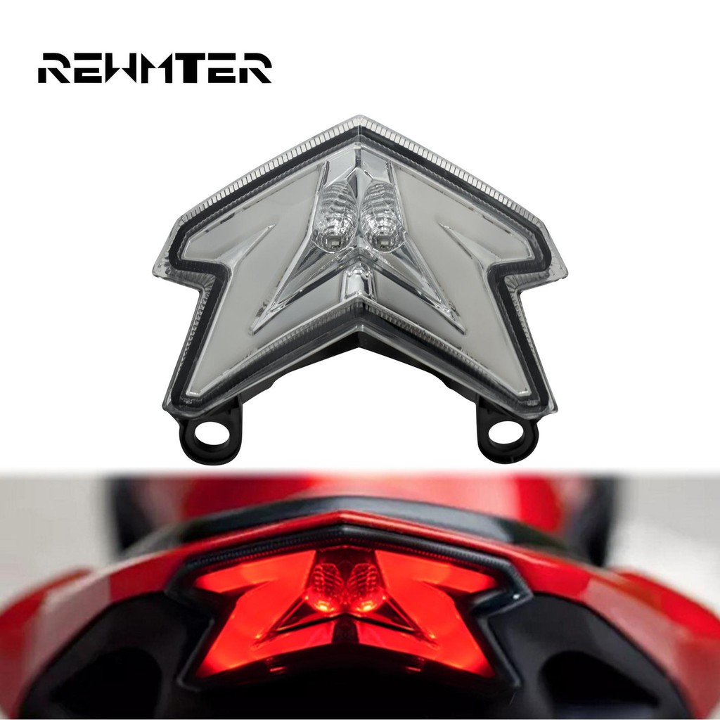 Led ด้านหลังไฟท้ายรถจักรยานยนต์ไฟเลี้ยว Fit สําหรับ Kawasaki Z800 Z125 Ninja ZX6R