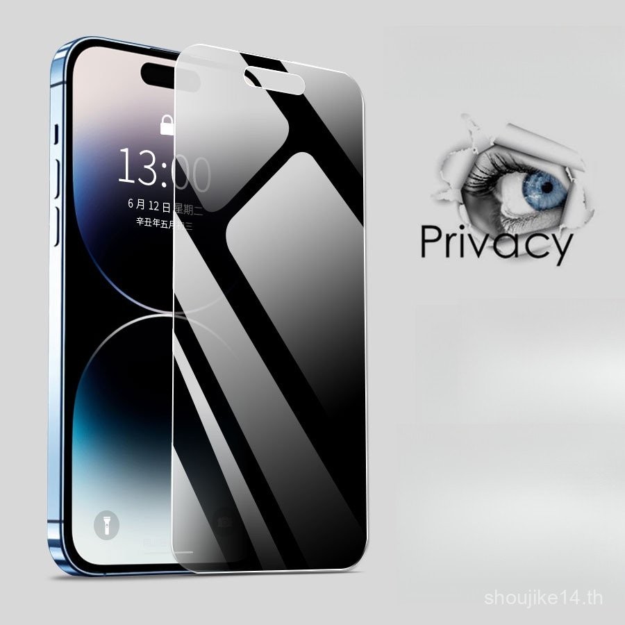 กระจกนิรภัยป้องกันลายนิ้วมือที่ทนทานสำหรับ iPhone Series: 7 plus, 8 PLUS, X, XR, XS MAX, 11 Pro, 11, 12, 13, 14, 15 PRO MAX evg6