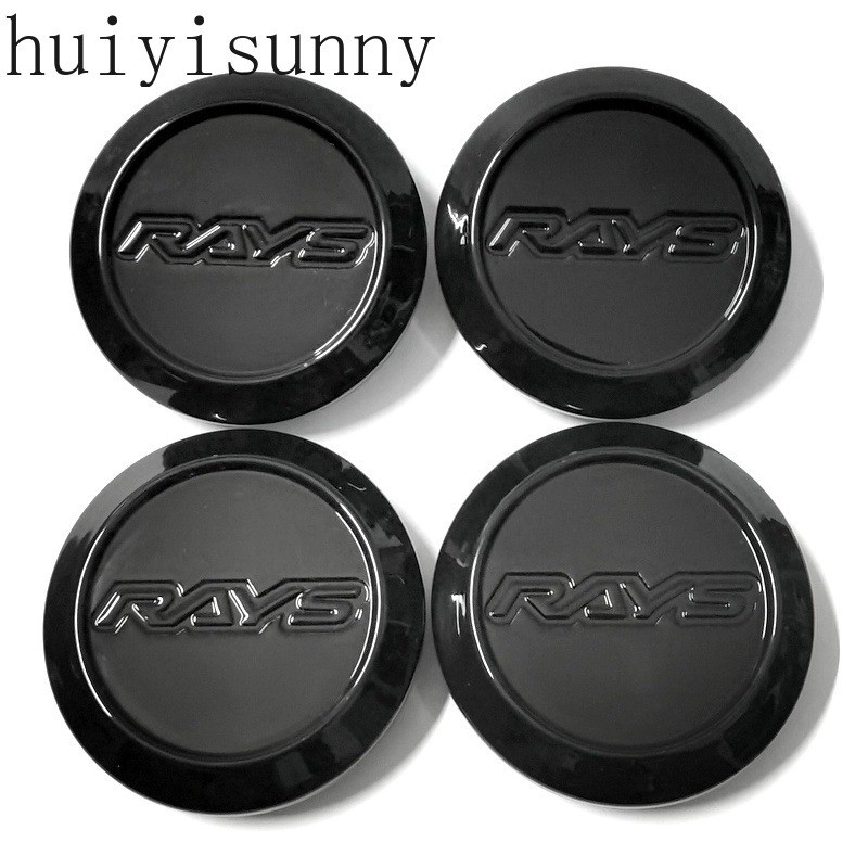 Hys 4PC 64mm outsize การปรับเปลี่ยนฝาครอบกลางฝาครอบฝาครอบฝาครอบกลางสําหรับ Rays ze40 te37br ultra hu