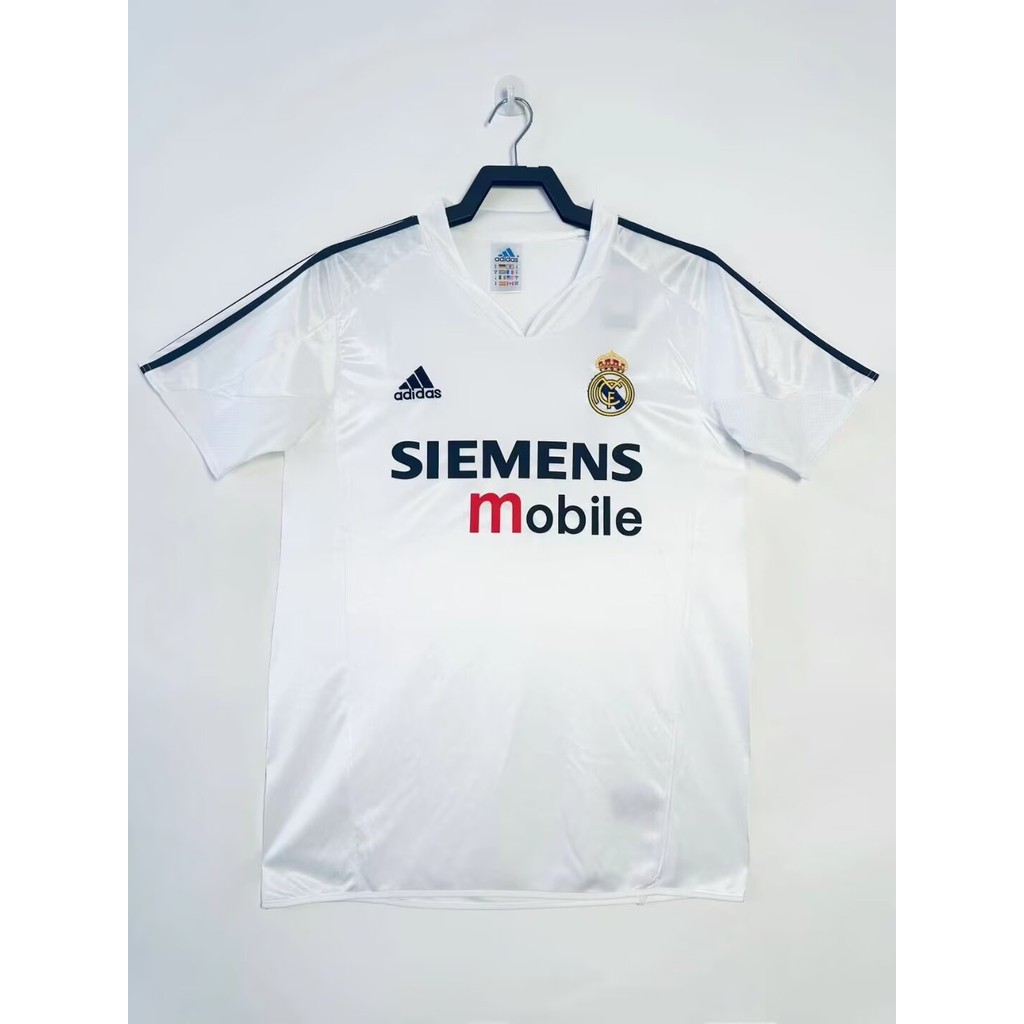 Vintage 04-05 Real Madrid home Jersey เสื้อฟุตบอลคุณภาพสูง S-2XL