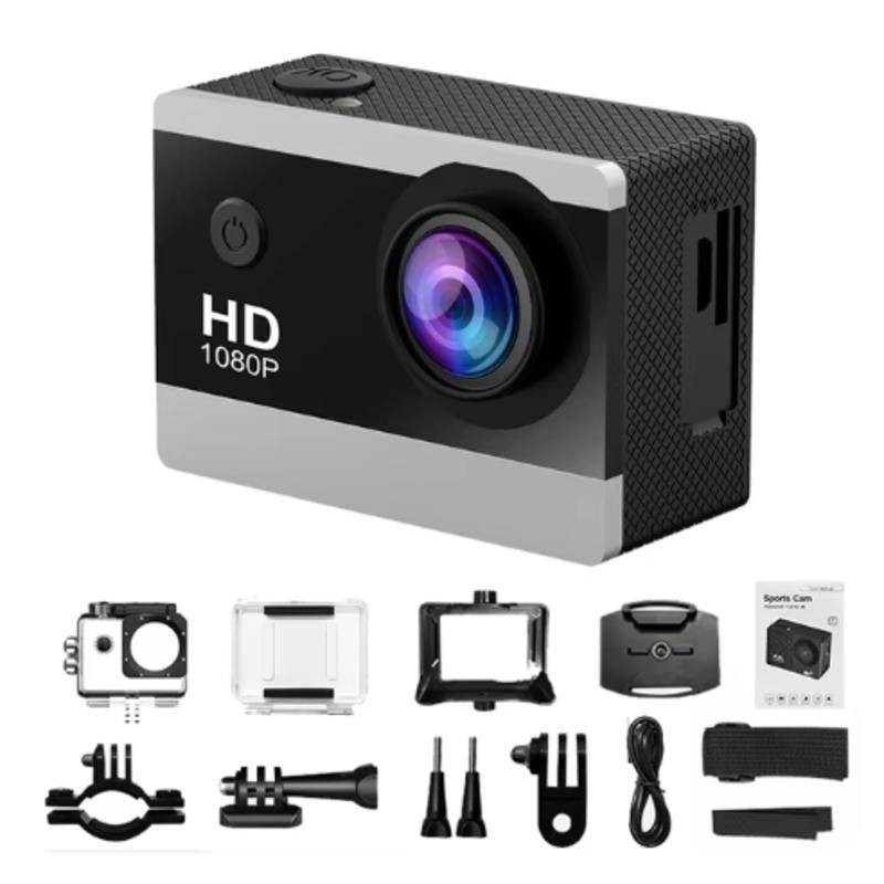กล้องกีฬา HD 4K 30fps WiFi 2.0 นิ้วหน้าจอ lPS lP68 มุมกว้างใต้น้ํา 30m กล้องกันน้ําหมวกกันน็อคจักรยานกล้องวิดีโอกีฬากลางแจ้งกล้อง dv