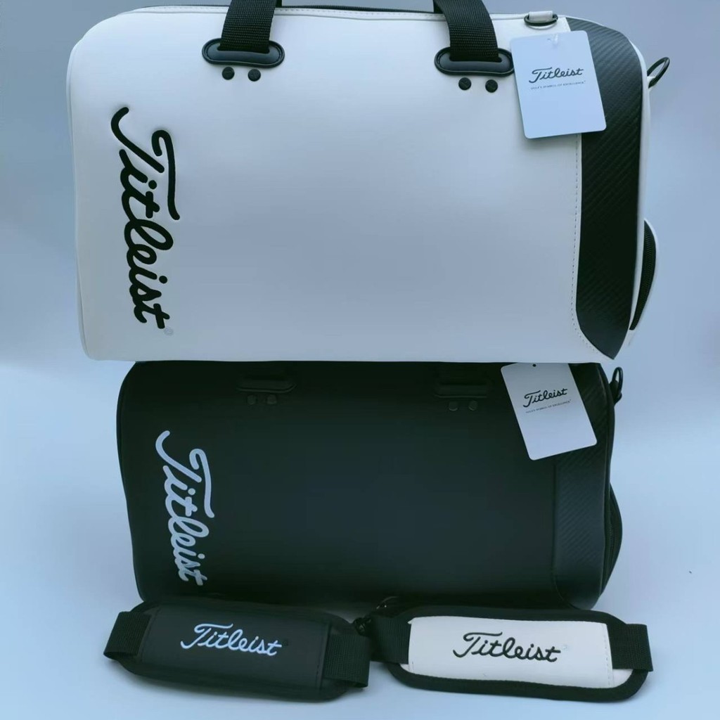 ไทเทิลลิสต์ กอล์ฟเสื้อผ้ากระเป๋าผู้ชายผู้หญิงแบบพกพากันน้ําน้ําหนักเบากระเป๋ารองเท้าจัดเก็บไหล่บอสตันกระเป๋าเดินทาง - รูปที่ 5