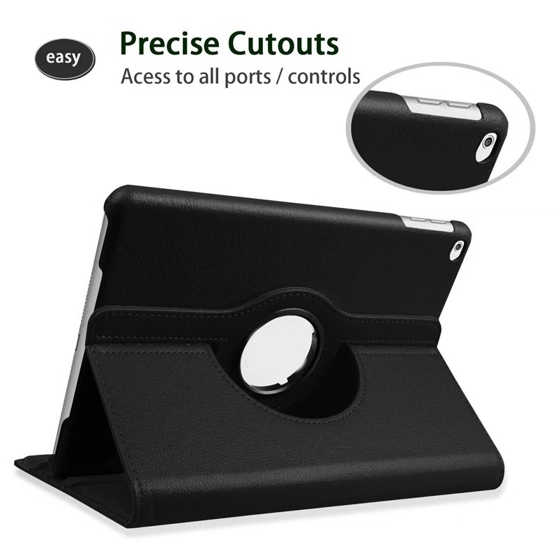 สําหรับ แอปเปิล ไอแพด มือโปร 12.9 นิ้ว 2015 2017 2018 2020 2021 360° หมุนพลิกกรณีเด็กแท็บเล็ตฝาครอบหมุน Capa PU หนังขาตั้งเกราะป้องกัน ipad pro 12.9 กรณี - รูปที่ 2