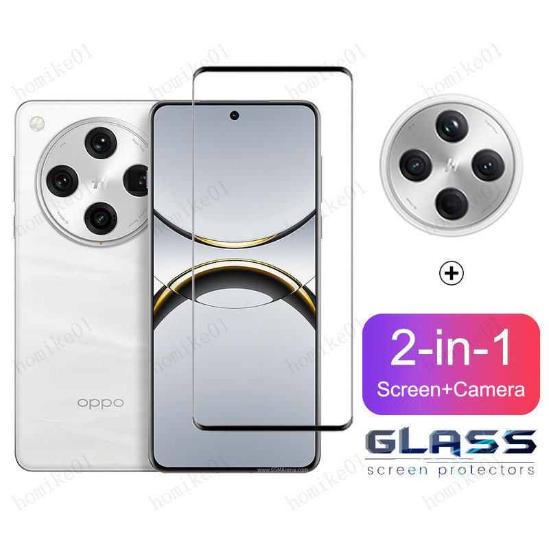 2 in 1 ฟิล์ม OPPO Find X8 Pro ฟิล์มกระจก HD ฟิมล์กระจก OPPO Reno 10 11 12 Pro 11F 12F 8T 8Z 7Z 6Z 5G