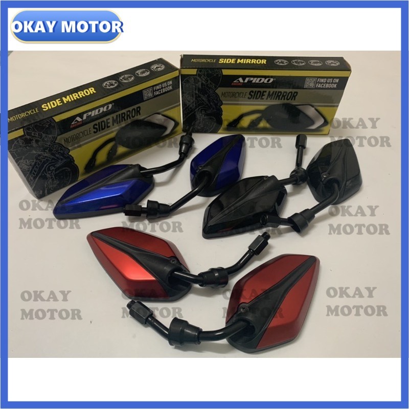 WAVE KRISS DASH NVX155 APIDO ZX2794 กระจกมองข้าง HONDA / YAMAHA Y15 LC135 RS150 EX5
