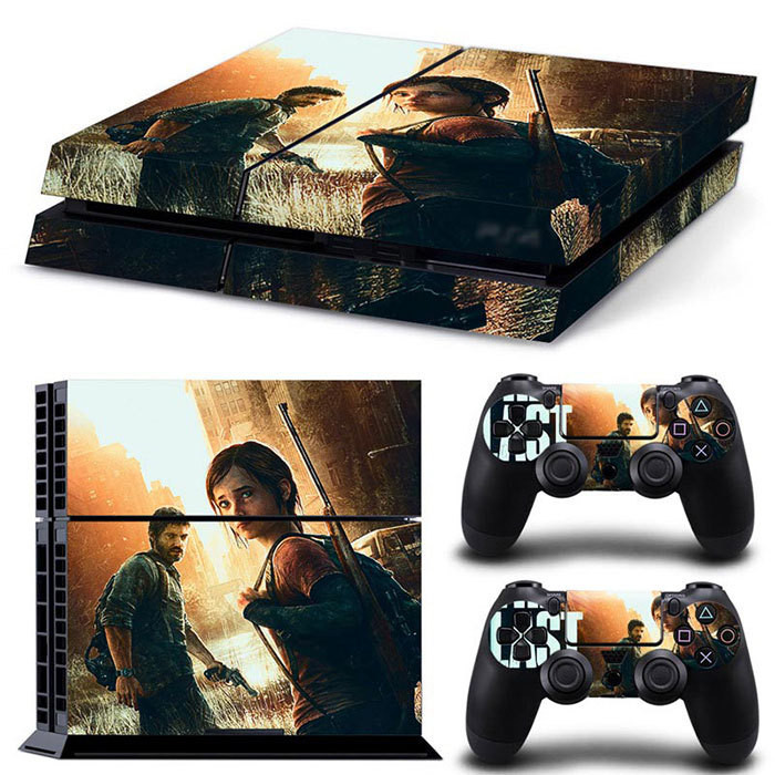 Maxzone PS4 สติ๊กเกอร์กันรอยคอนโซลเกม Last of Us Sticker Skin Sticker