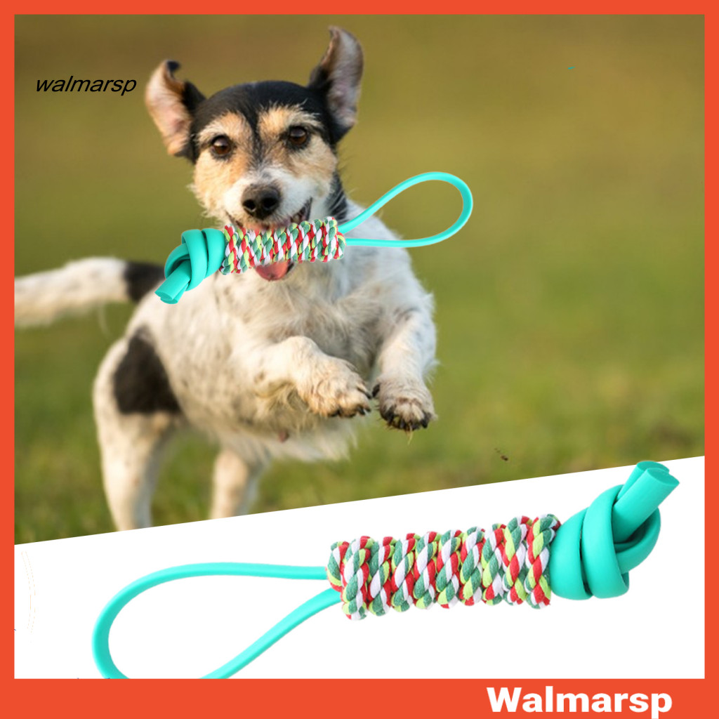 [WMP] ของเล่นสัตว์เลี้ยงน้ําหนักเบาสําหรับลูกสุนัขเชือกปมของเล่นสุนัขออกแบบมือดึง