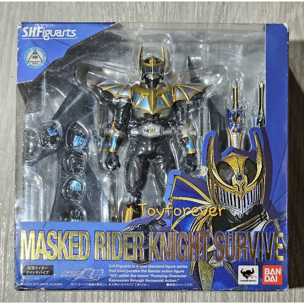 SHF S.H.Figuarts Rider Ryuki Knight Survive สีน้ำเงินซีด