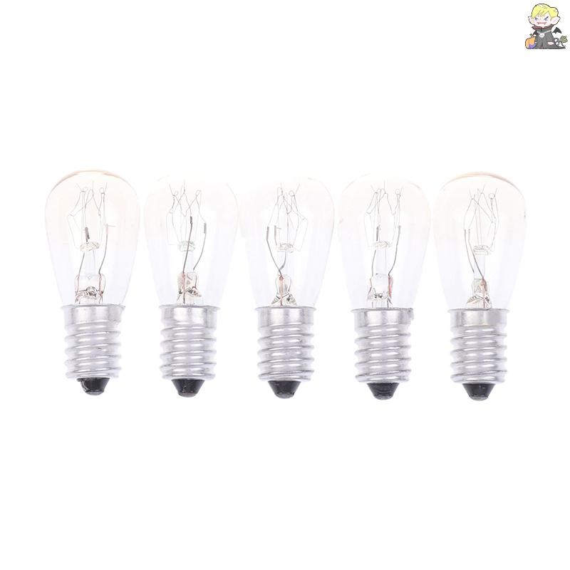 [CL] 5 ชิ้น E14 โคมไฟเกลือ Globe 10/15/20/25 วัตต์ 220 โวลต์-230 โวลต์หลอดไส้ตู้เย็นเตาอบหลอดไฟเปลี่ยนหลอดไฟ TH