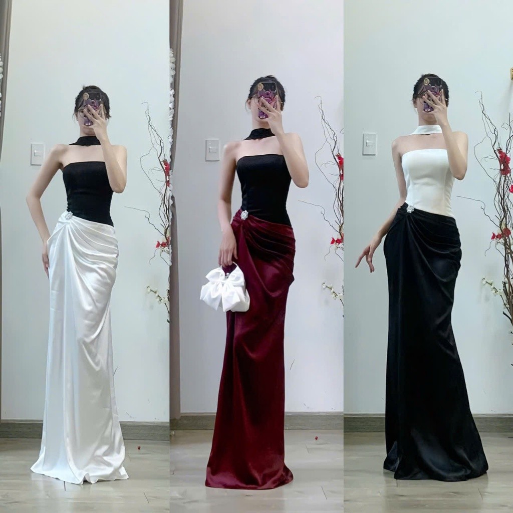 LUXURY GENTLE LADY PROM PARTY DRESS