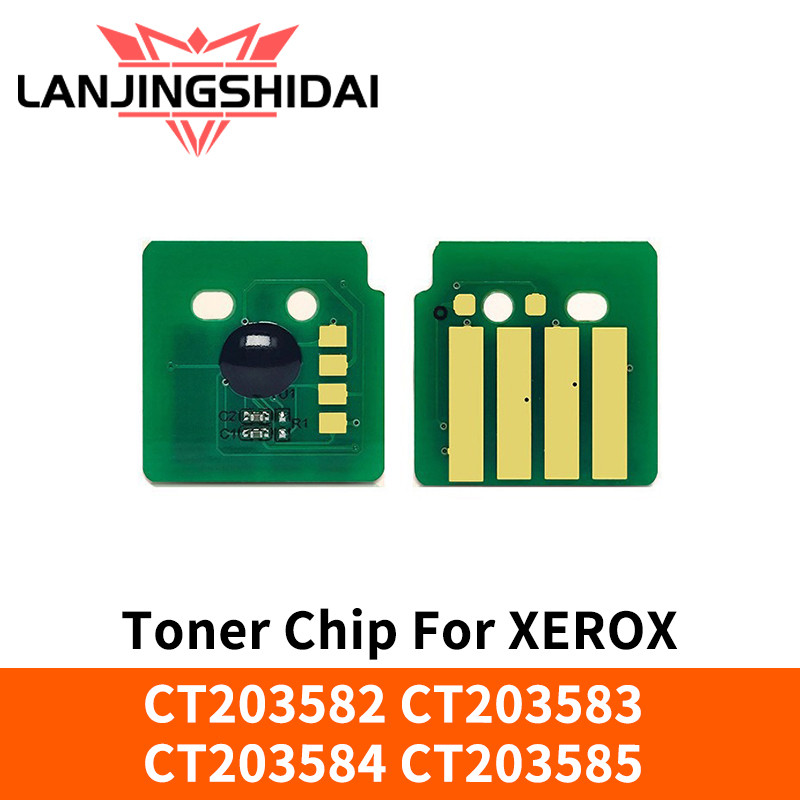 ชิปโทนเนอร์สําหรับ XEROX VI C2271 C3371 C4471 C5571 C3370 C6570 C70 CT203582 กะรัต203583 กะรัต203584 กะรัต203585 ชิปส์