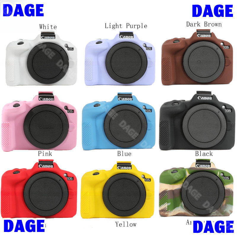 Cod Canon EOS R50 Soft Silicone Rubber Camera Body Cover Case สําหรับ Canon EOS R50 DAGE