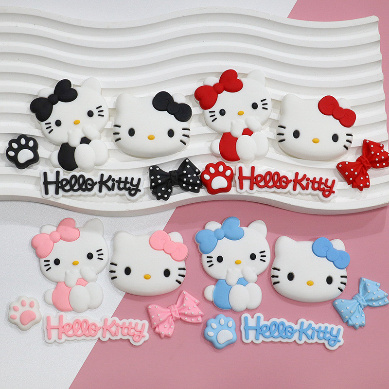รองเท้าแตะแฟชั่น อุปกรณ์เสริม, Crocs Jibbitz Charms, jibbitz Set, รองเท้าแตะแฟชั่น อุปกรณ์เสริม, Crocs Jibbitz Charms, jibbitz Set, อุปกรณ์รองเท้า KT Cat น่ารัก