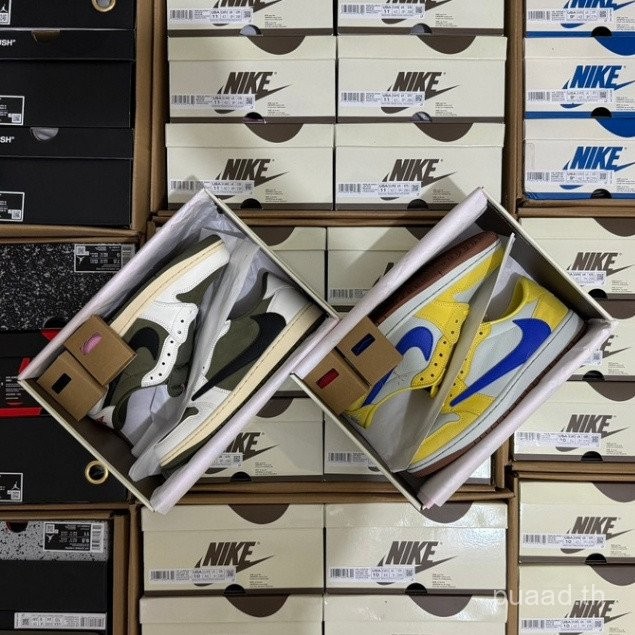 2024 [ljr 5]travis SCOTT x Air Jordan 1 Low OG "Medium OLIVE] 现货包og AJ1