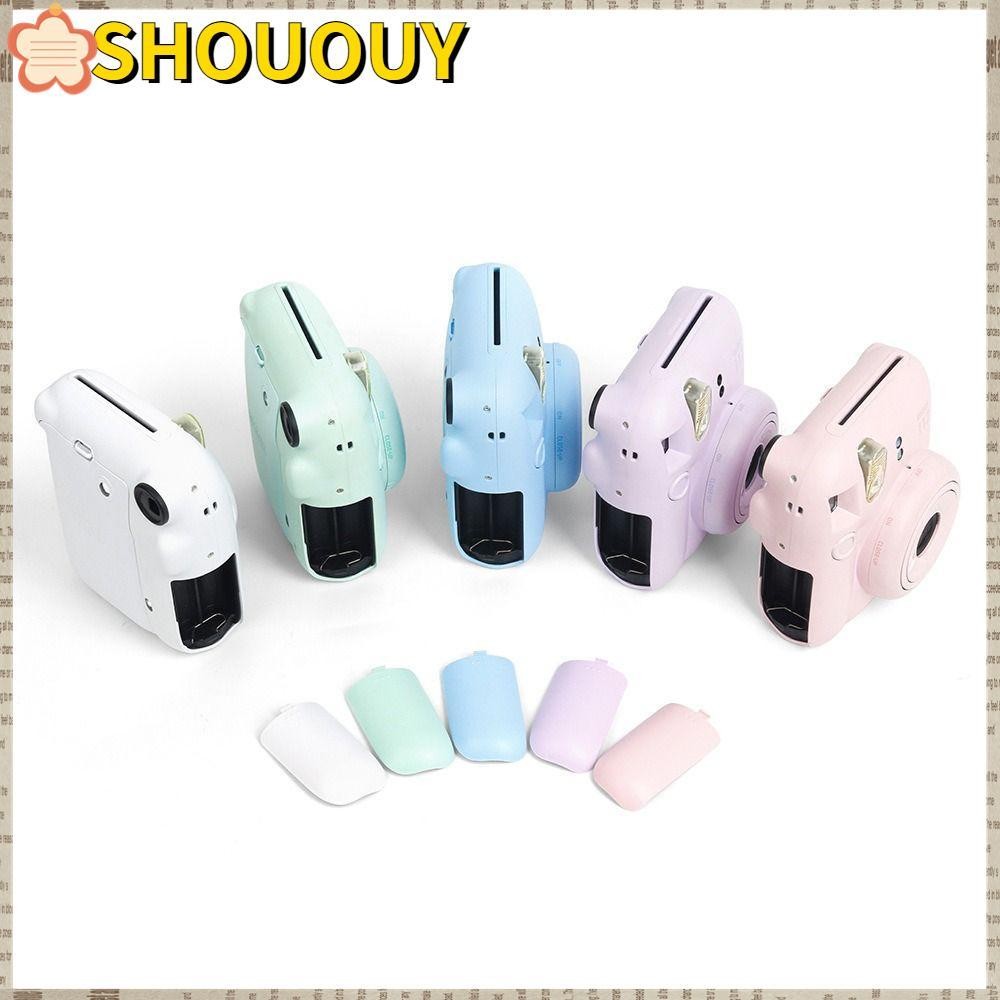 SHOUHY ฝาครอบแบตเตอรี่ Fujifilm Instax Mini 12 ฝาครอบด้านข้างอุปกรณ์เสริมกล้อง PVC สีสัน Professional คุณภาพสูง