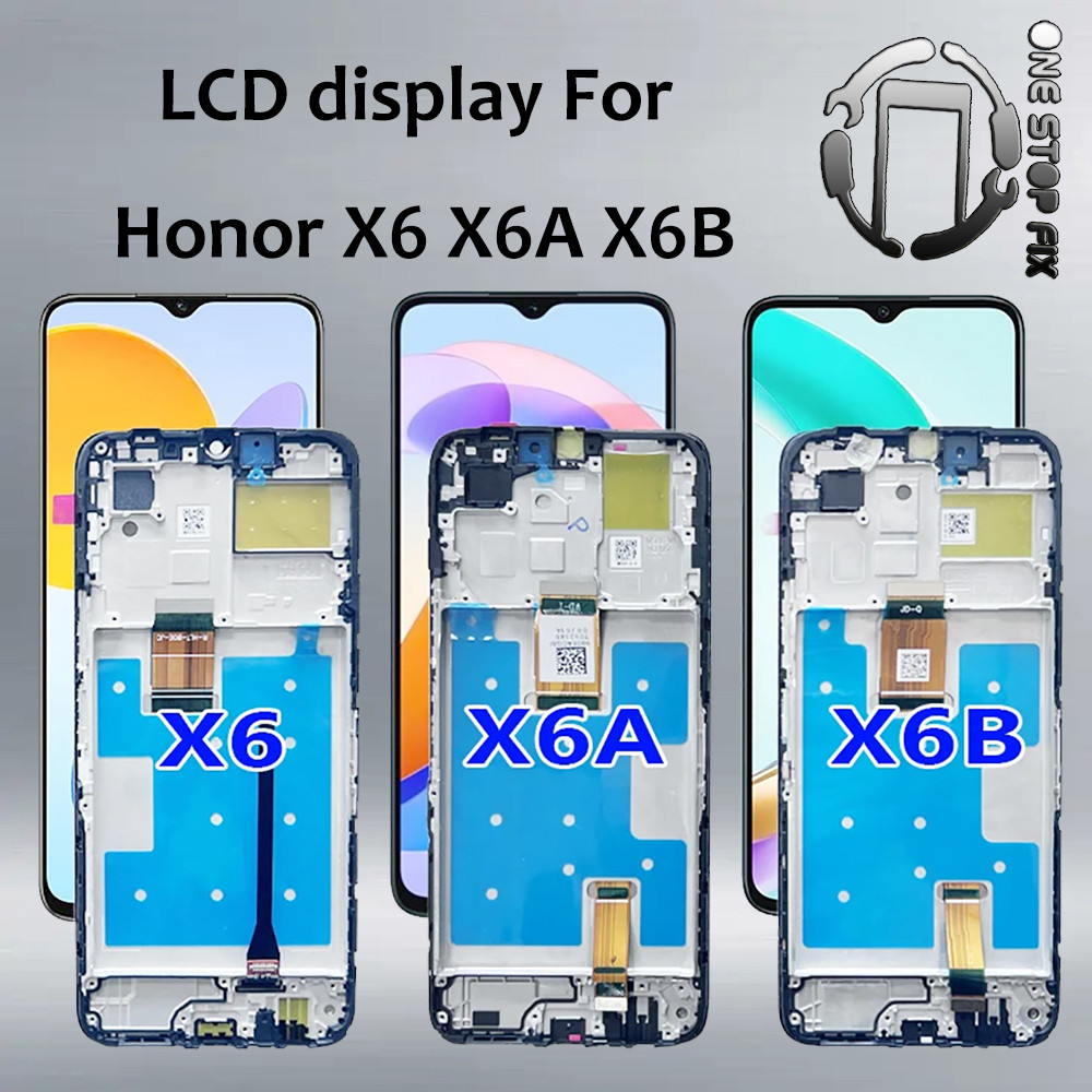 สําหรับ Huawei Honor X6 X6A ประกอบหน้าจอสําหรับ Honor X6B จอแสดงผล LCD พร้อมกรอบ
