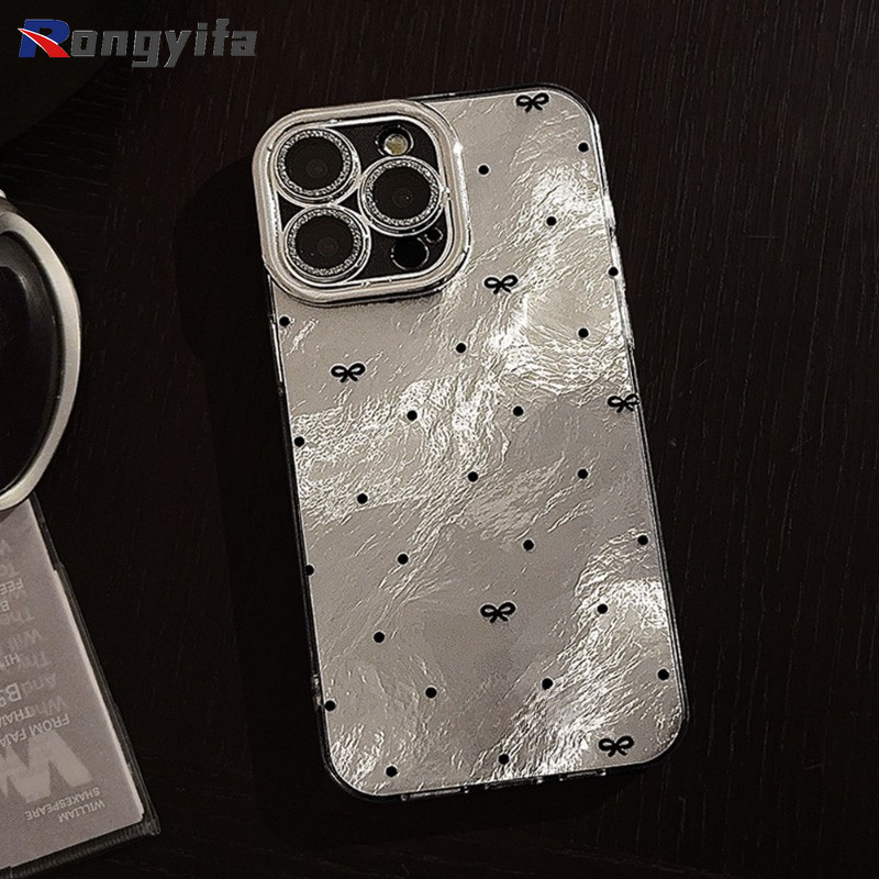 Polka Dot Bow Whirlpoolเคสโทรศัพท์สําหรับOPPO A56 A55 A96 A93 A93s A1X 5G R17ปลอกการ์ตูนน่ารักเลนส์ป