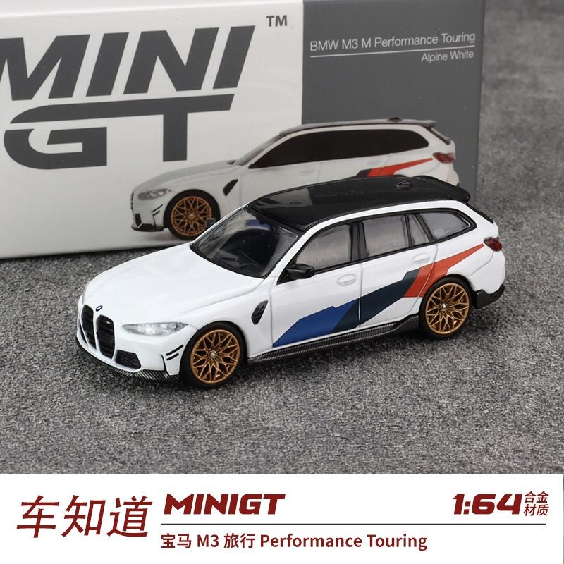 MINIGT 1: 64 BMW BMW M3 Travel M Performance Touring Alloy Car Model Out of Print Model