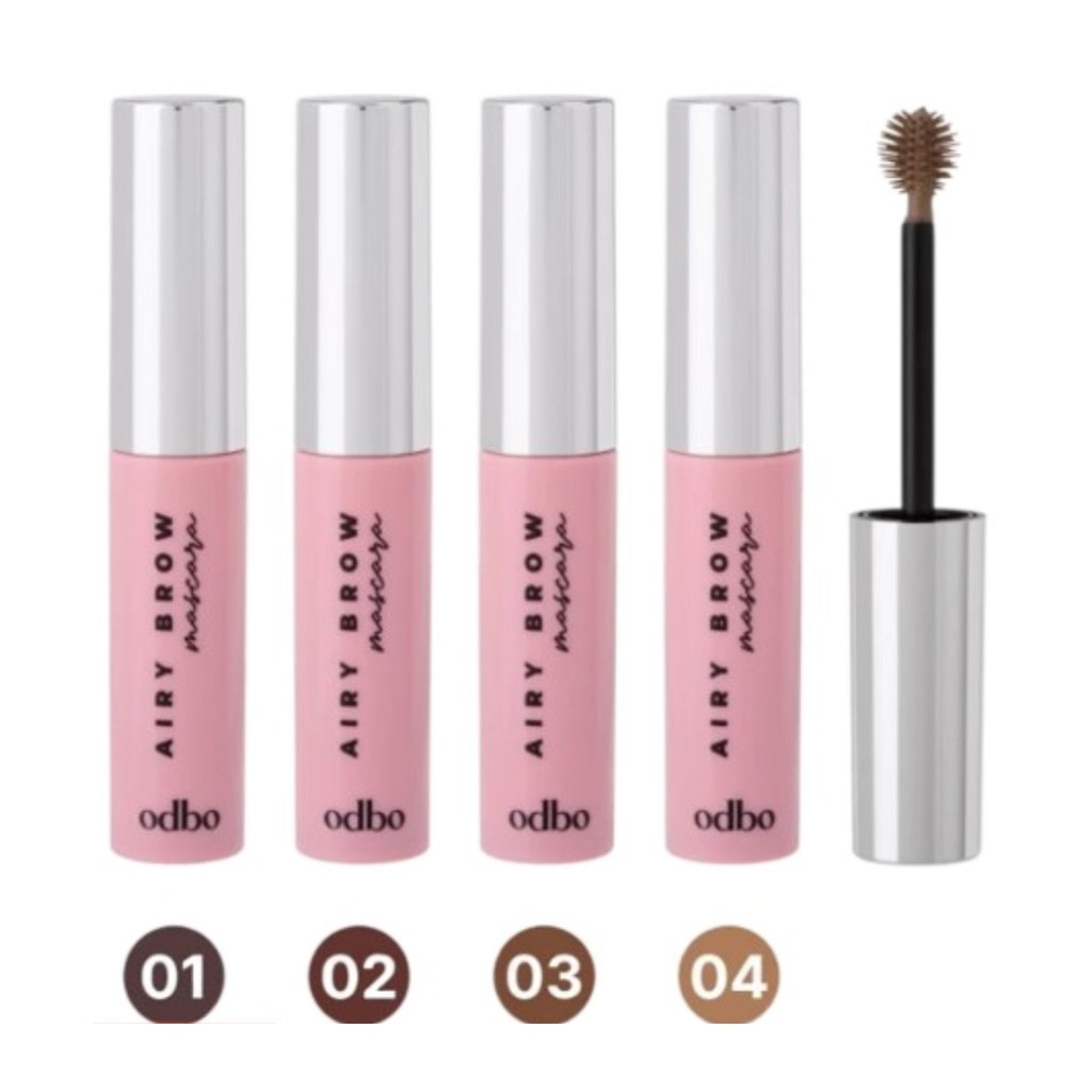 Odbo Airy Brow Mascara #OD7020 โอดีบีโอ แอรี่ บราว มาสคาร่า x 1 ชิ้น beautybakery