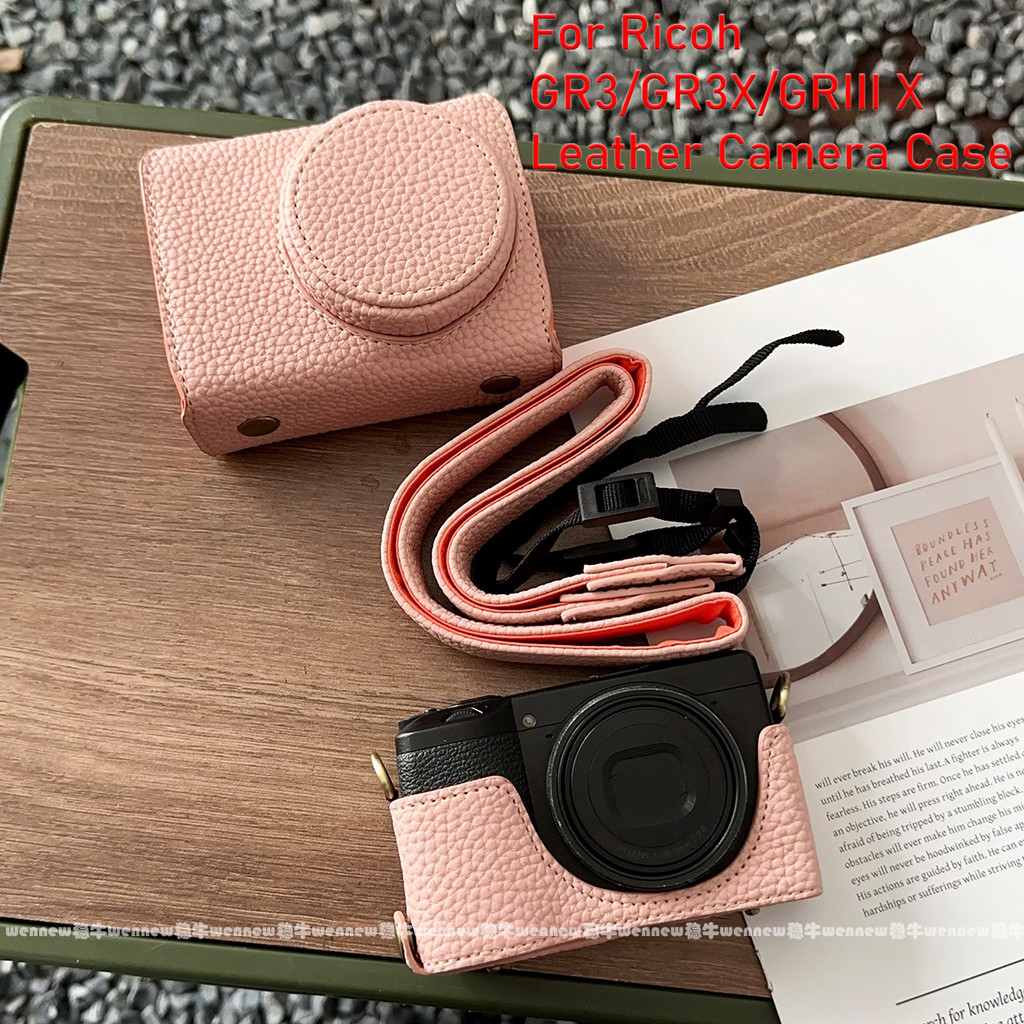 GR3 GR3X ปลอกกระเป๋า PU หนังกล้องสําหรับ Ricoh GR3 GR3X GRIII X ปลอกอุปกรณ์เสริมสําหรับกล้อง