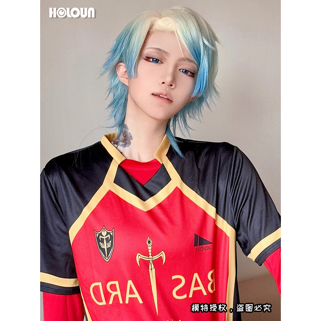 ชุดคอสเพลย์ HOLOUNCOSER Xiao Ou's Blue Prison Beitai Munich Team Caesar Ness Clean World One Snow Pa