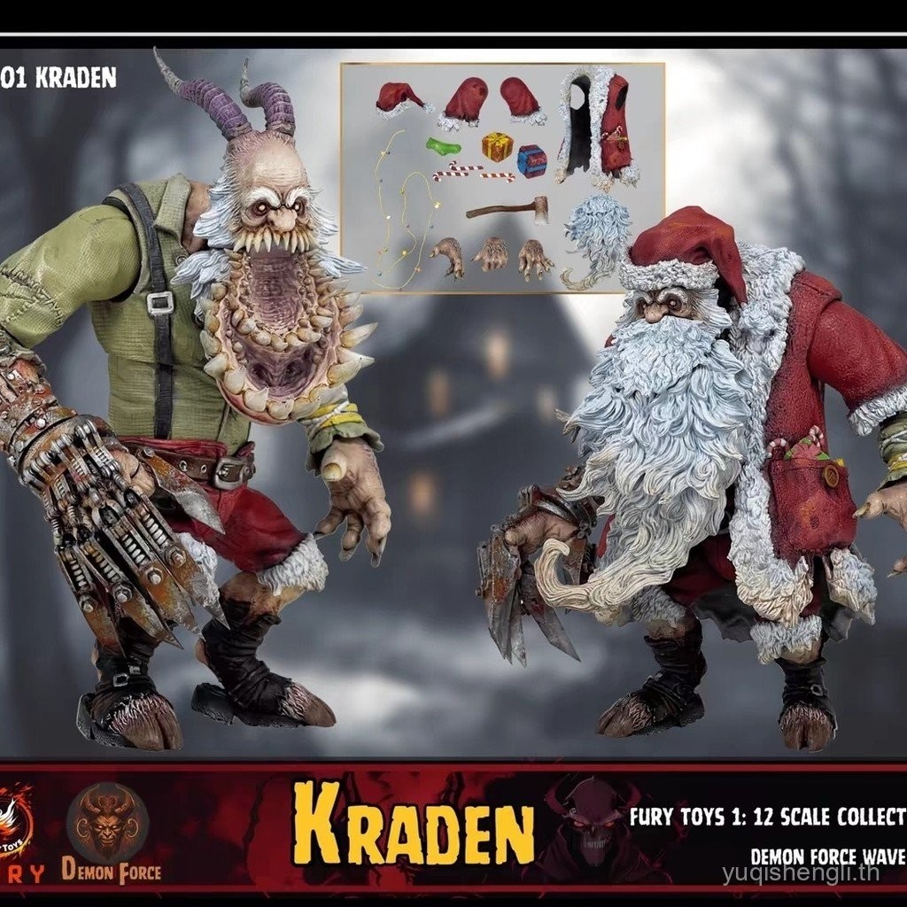 [ในสต็อก] FURY TOYS Fury Studio Demon Power 1 Wave Demon Christmas ขนาด 7 นิ้ว