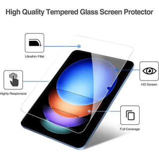 ฟิล์มกระจกใสนิรภัย สำหรับ ไอแพด iPad Gen11 A16 Air16 Air 7/6/5/4/3/2/1, Gen 11/10/9/8/7/6/5 Mini 7/6/5/4, Pro 2021-2024