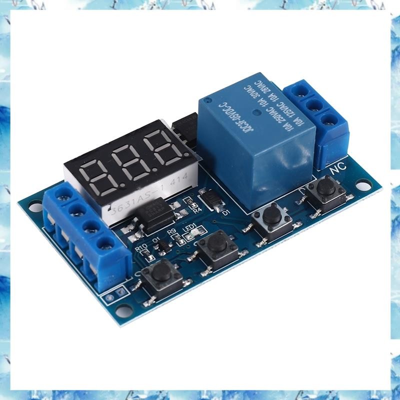 [ ] -521 Digital Time Delay 1 Way Relay Trigger Cycle Timer Delay Switch Circuit Board Timing Contro