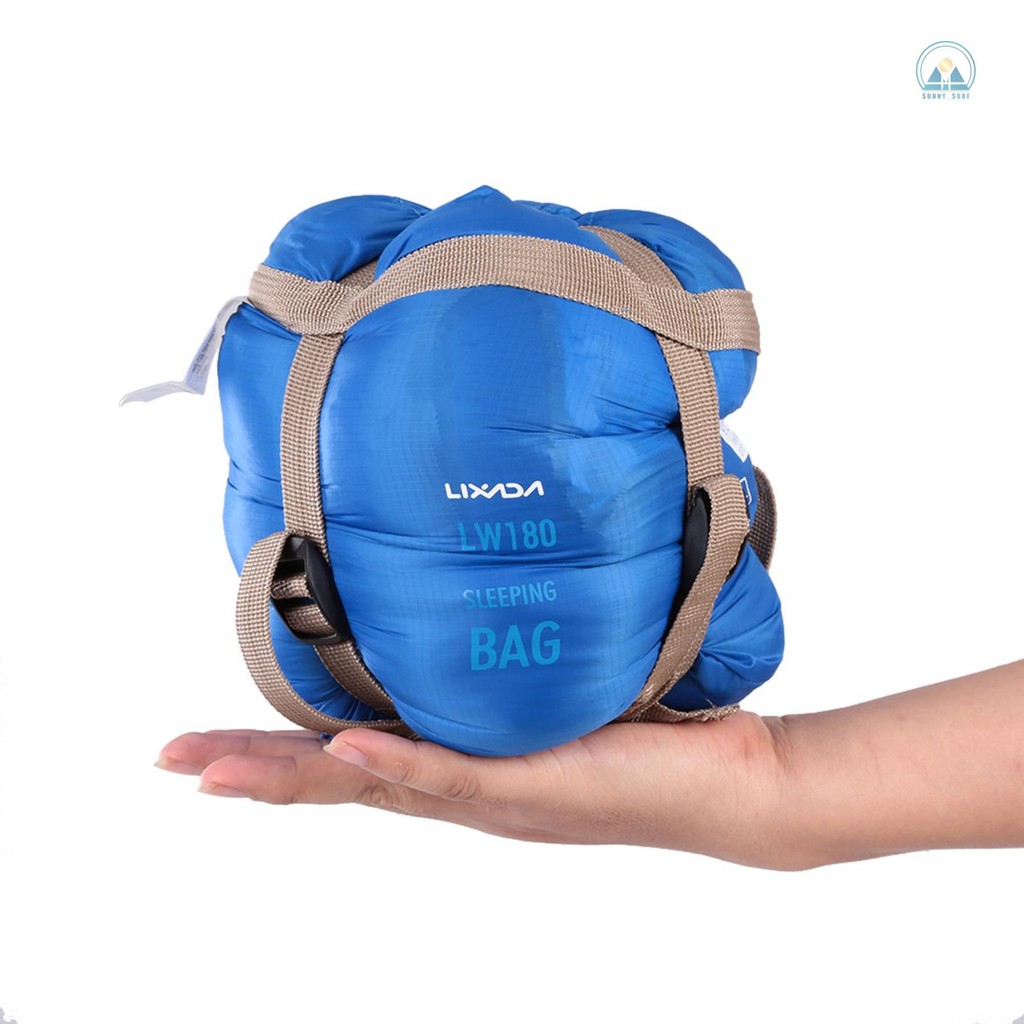 Lixada 190 * 75 ซม.กลางแจ้งซองจดหมายถุงนอน Camping Travel เดินป่ามัลติฟังก์ชั่น Ultra-light 680g
