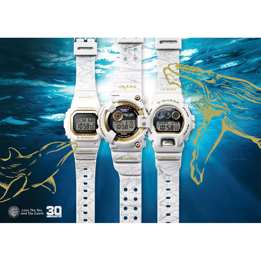 [Casio] Watch G-Shock FROGMAN Love Sea and The Earth ICERC Japan Collaboration Model White × Gold GW